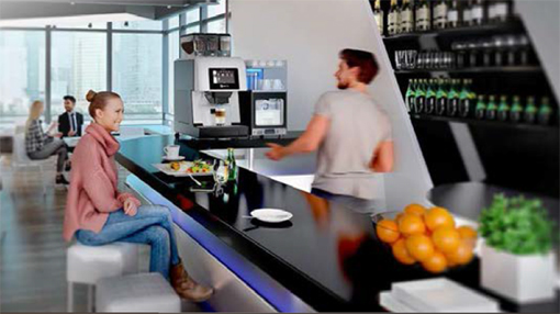 Necta Kalea Kaffeevollautomat mit 2 Mühlen, Touchscreen und Frischmilchsystem