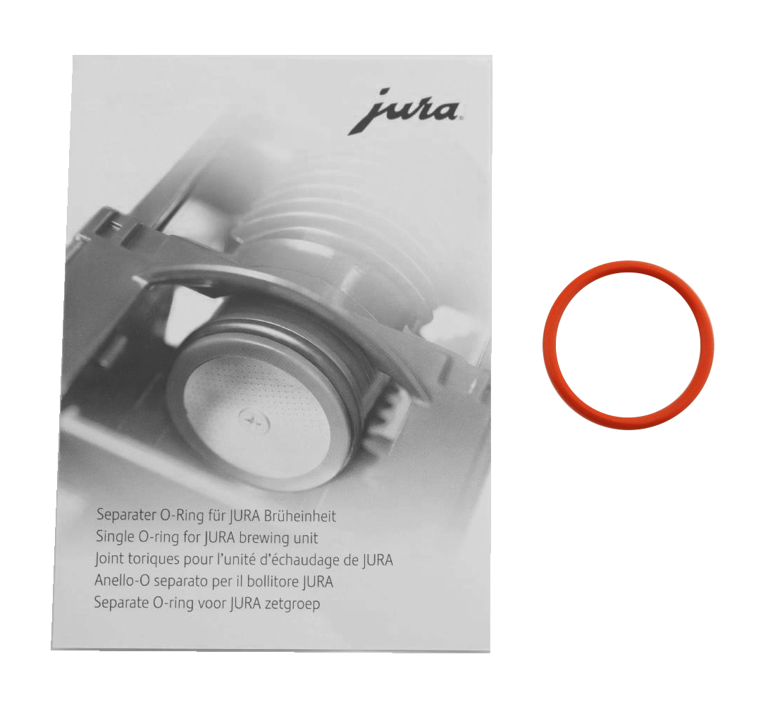 Jura O-Ring Dichtung für Brüheinheiten-Kolben mit Beiblatt