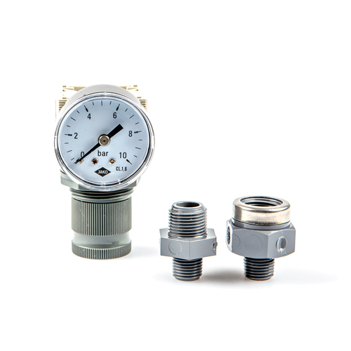 BWT Druckminderer mit Manometer für konstanten Wasserdruck 0-8 bar