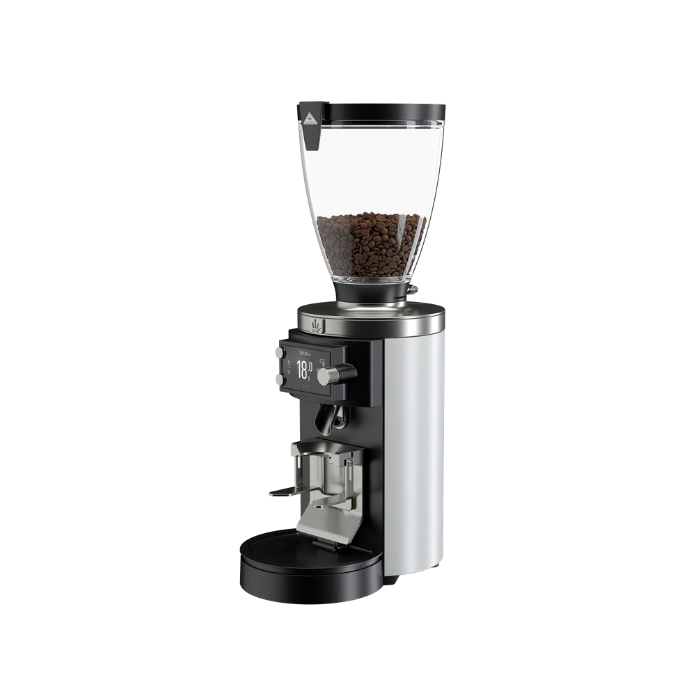 Mahlkönig E65W GbS Espressomühle weiß mit Touch-Display und Bohnenbehälter