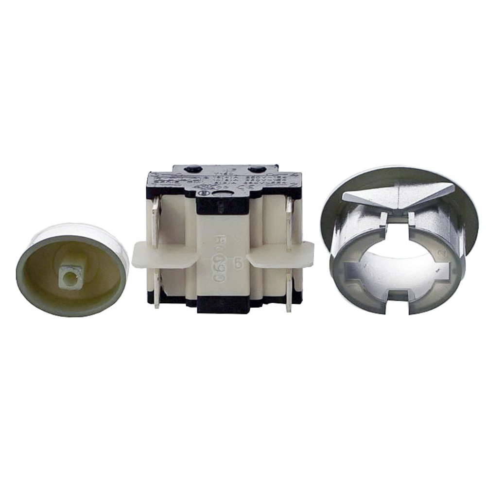 Bezzera Druckknopf chrom für BZ-Serie Espressomaschinen - Original Ersatzteil