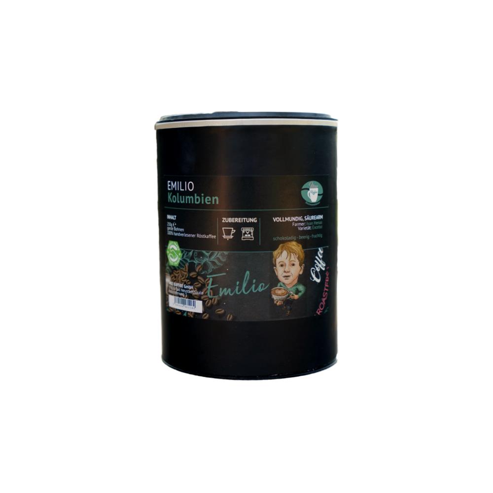 Mee Kaffee Emilio 250g Dose - Premium Kaffeebohnen aus Kolumbien