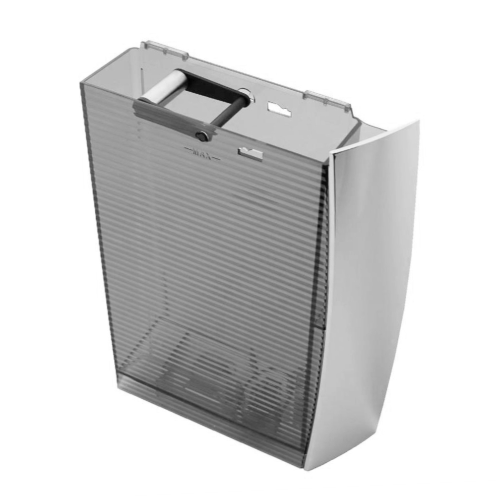 Jura Wassertank chrom für S8 und E8 Kaffeevollautomaten mit chromfarbener Blende