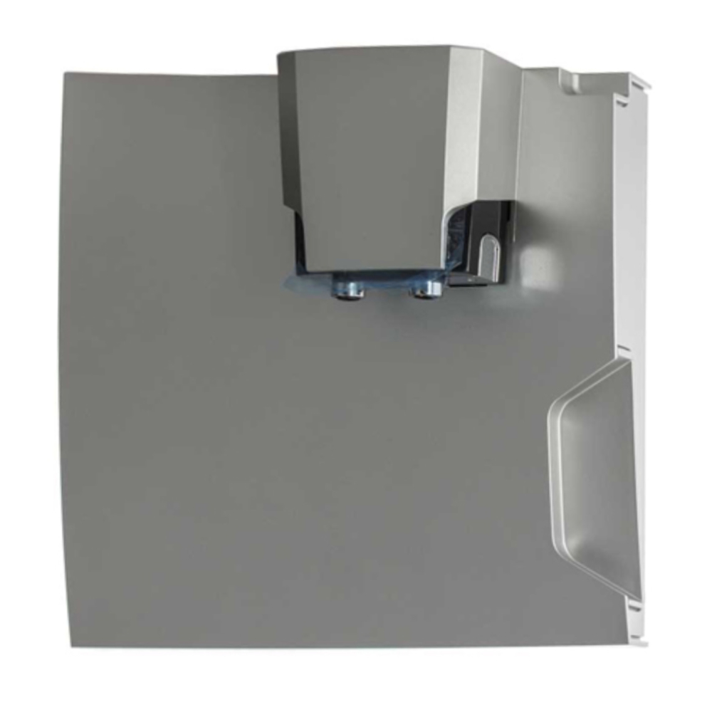 DeLonghi Tür komplett ESAM silber mit höhenverstellbarem Auslauf und Chrom-Düsen