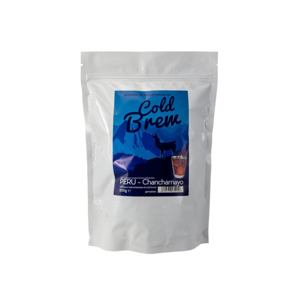Mee Kaffee Cold Brew Coffee Peru 500g Packung - Premium Kaffeebohnen für Cold Brew