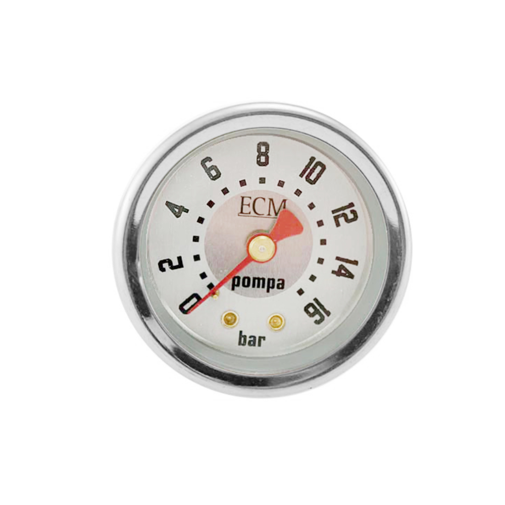 ECM Pumpenmanometer Synchronika mit Druckanzeige 0-16 Bar für Espressomaschinen