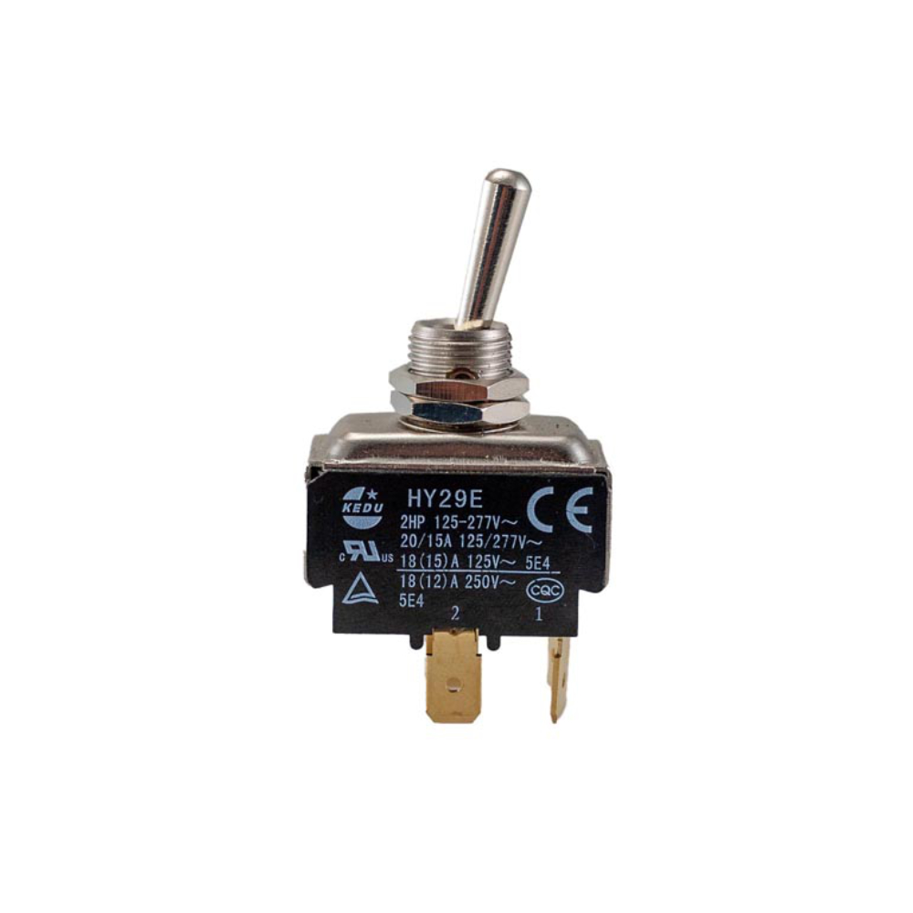 Rocket Hebelschalter R58 Appartamento 2-polig 16A 250V mit Gewinde M12x1mm