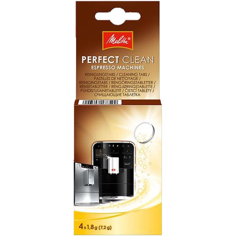 Melitta Perfect Clean Reinigungstabs 4er Pack à 1,8g für Kaffeevollautomaten
