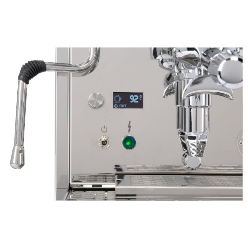 ECM Synchronika II OLED chrom Dualboiler Espressomaschine mit E61 Brühgruppe