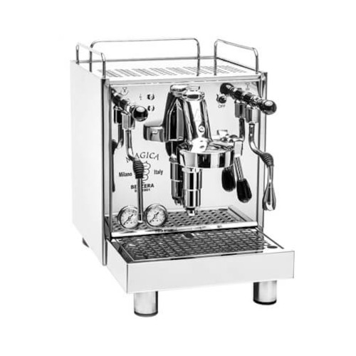 Bezzera Magica S MN Zweikreis-Siebträger Espressomaschine aus Edelstahl mit E61-Brühgruppe