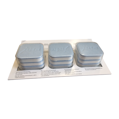 JURA 2-Phasen-Entkalkungstabletten Packung mit 9 Tabletten für Kaffeevollautomaten