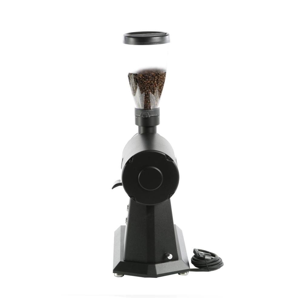 Mahlkönig EK43 S Kaffeemühle in schwarz mit Bohnenbehälter - Profi Gastronomiemühle