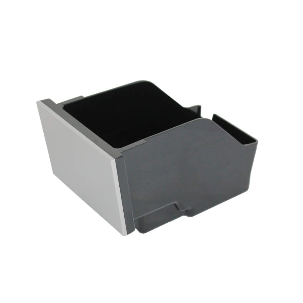 DeLonghi Tresterbehälter silber mit Blende für ECAM Kaffeevollautomaten