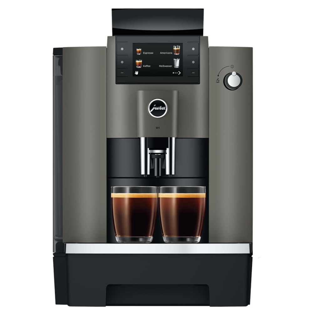 Jura W4 Kaffeevollautomat in Dark Inox für professionelle Anwendung im Business