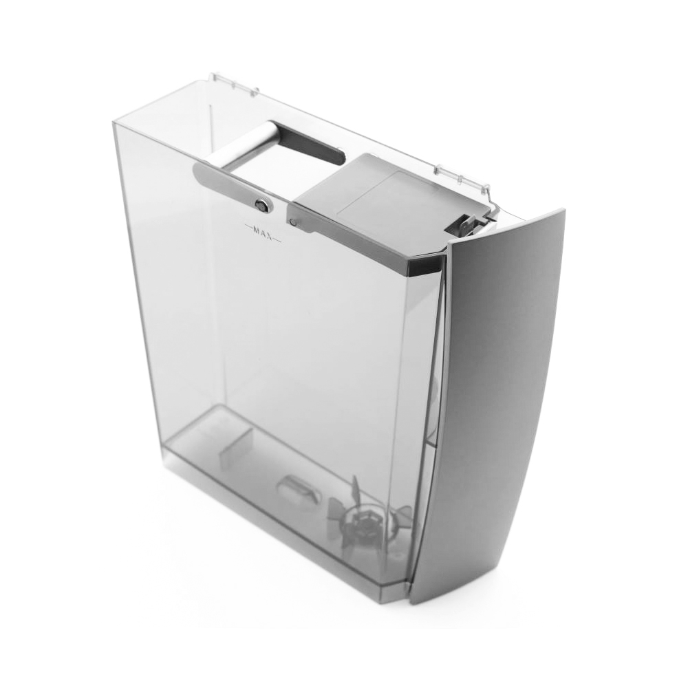 Jura Wassertank WE8 dark inox transparent mit dunkler Edelstahl-Blende