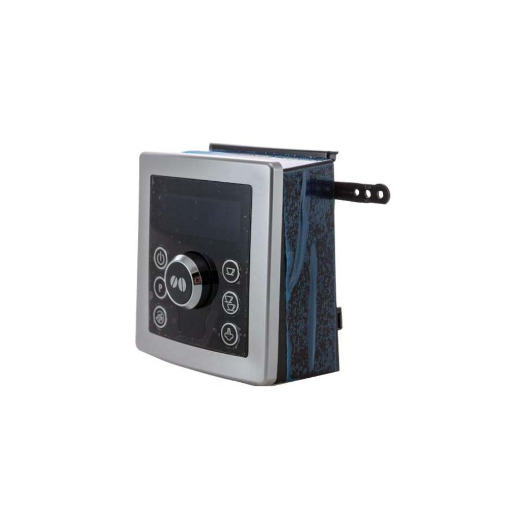 DeLonghi Bedienblende ohne Platine ECAM in Silber mit Bedienknöpfen