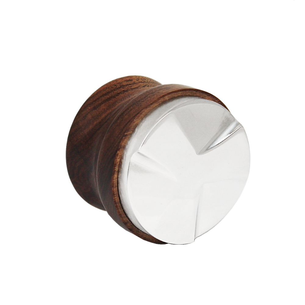 Marese Distributor Tamper 3-Angle 58mm mit Rosenholzgriff und Edelstahl-Base