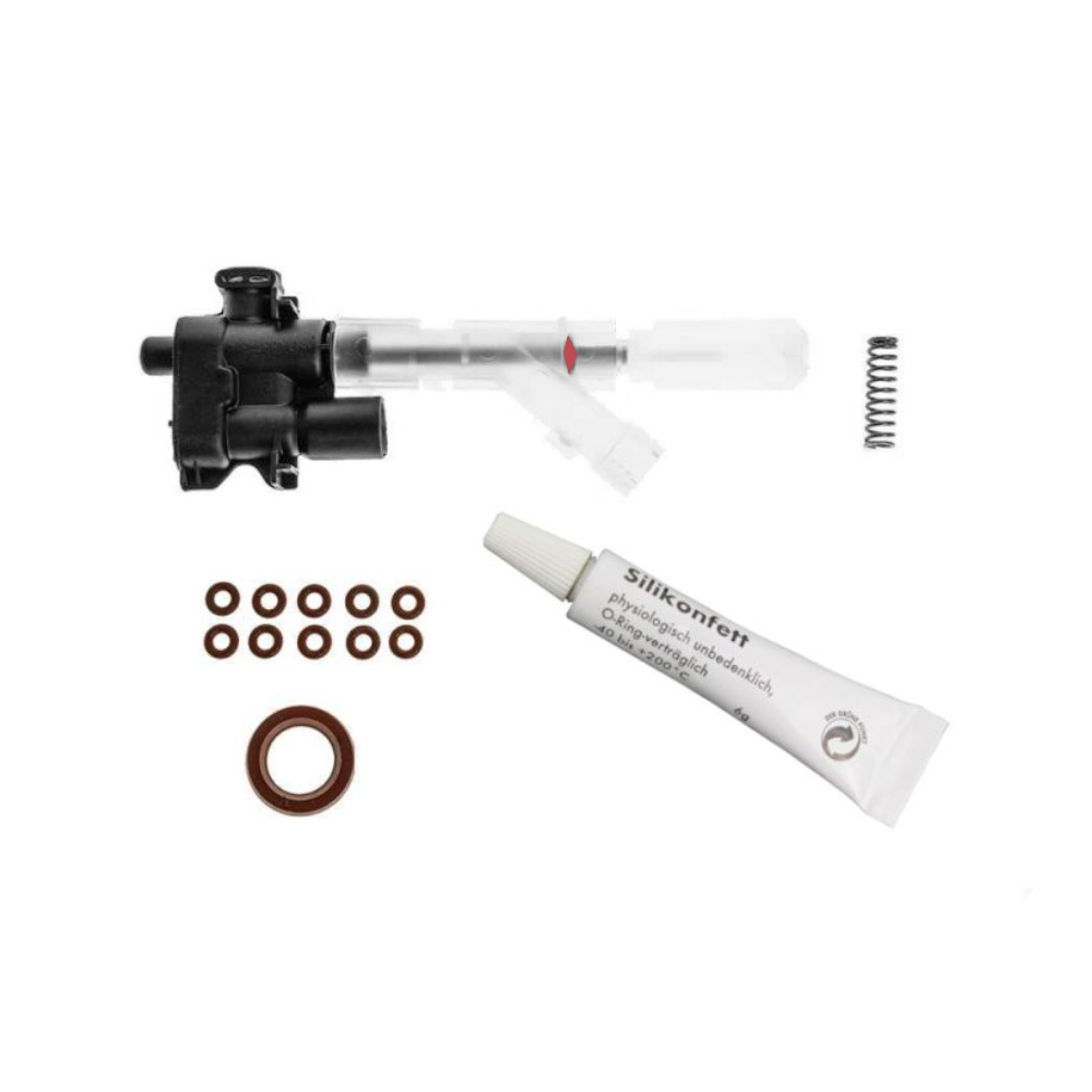 Miele Reparatur Dichtungsset 046 mit Drainageventil und Silikondichtungen