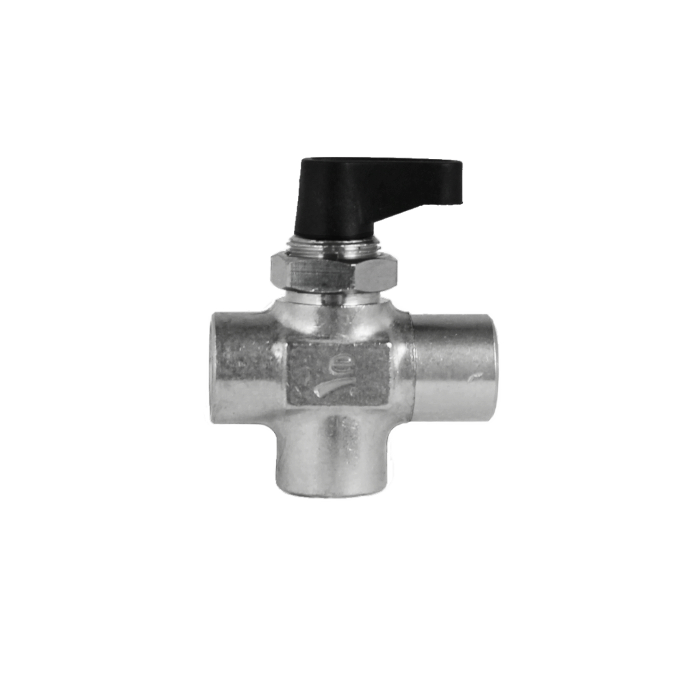 ECM Ventil-3-Wege manuell mit 1/4 Zoll Anschluss für Espressomaschinen