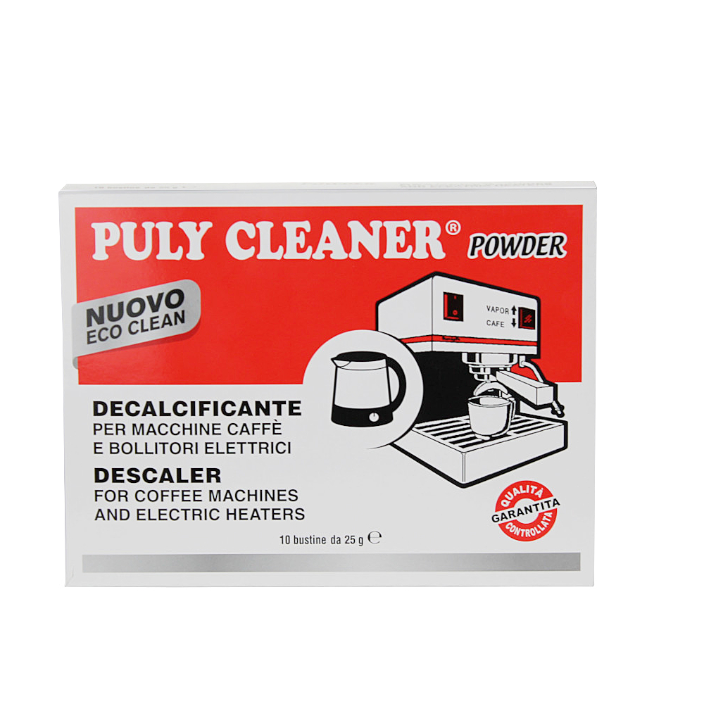 Puly Caff Entkalkungspulver 10x25g Beutel für Espressomaschinen