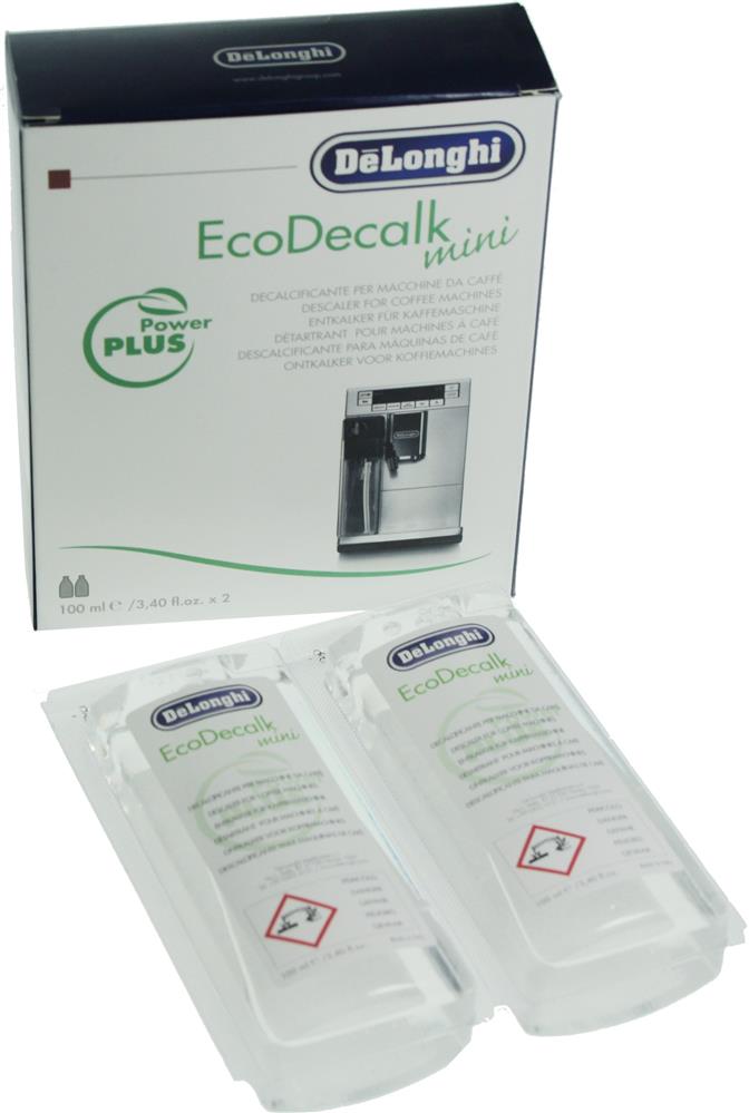 DeLonghi Eco Decalk Mini Entkalker 2 x 100ml Flaschen für Kaffeemaschinen