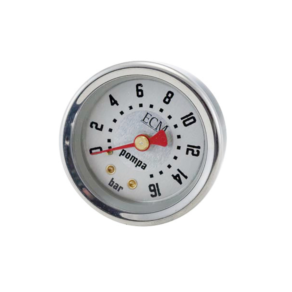 ECM Pumpenmanometer Synchronika mit Druckanzeige 0-16 Bar für Espressomaschinen