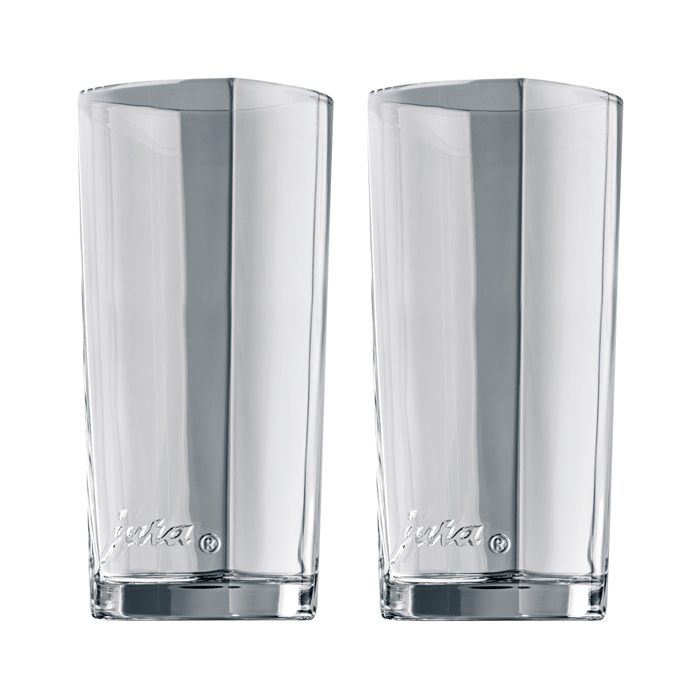 JURA Latte-macchiato-Gläser 2er-Set groß für Kaffeevollautomaten