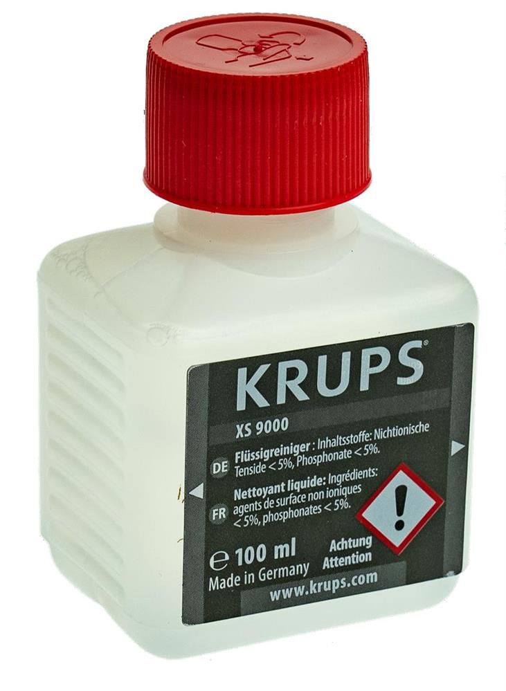 Krups Reiniger XS900010 für Cappuccino Düsen - 2 Flaschen à 100ml Milchsystemreiniger