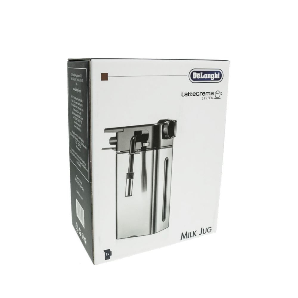 DeLonghi Milchkaraffe ESAM 6900 mit Edelstahlwandung und Aufschäumerdeckel