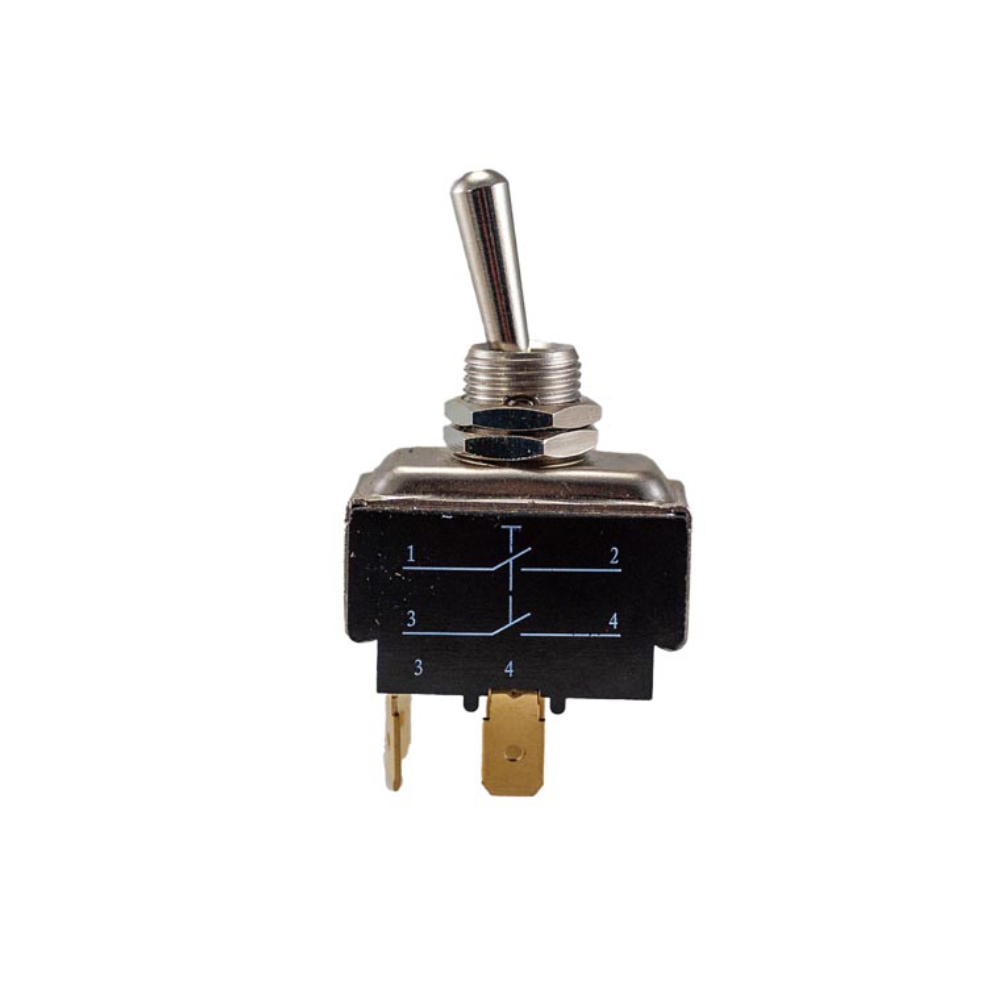 Rocket Hebelschalter R58 Appartamento 2-polig 16A 250V mit Gewinde M12x1mm