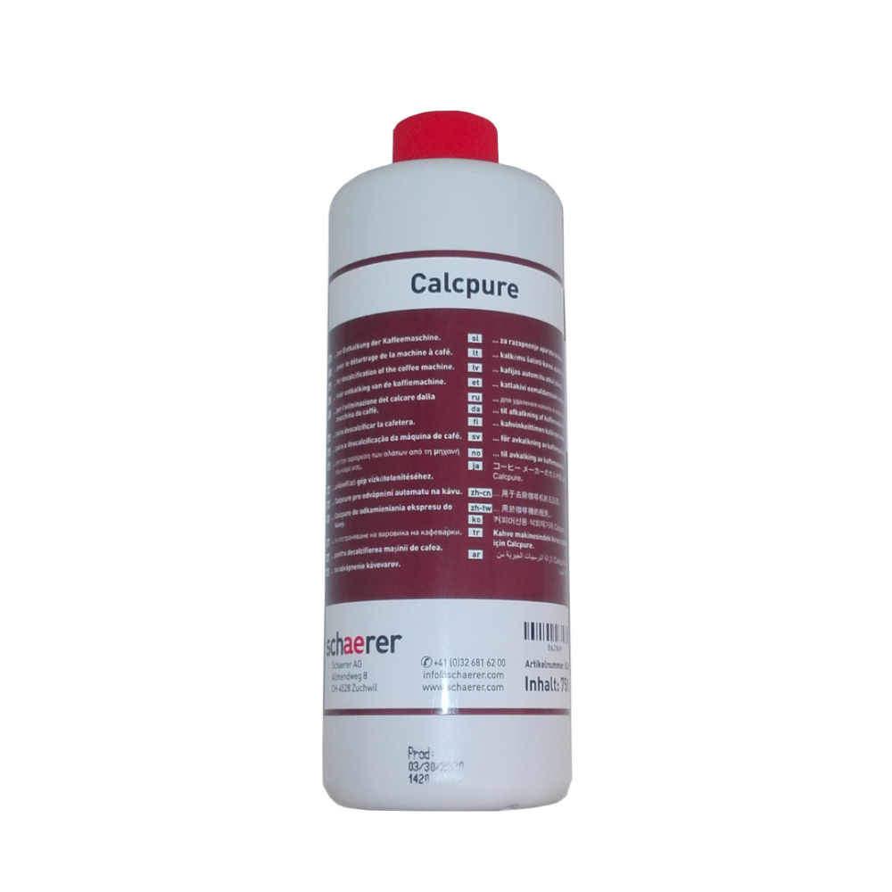 Schaerer Calcpure 750ml Entkalker Flasche für Kaffeevollautomaten