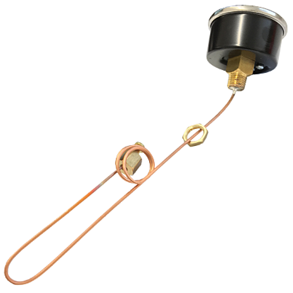 Rocket Espresso Pumpenmanometer 0-16 bar schwarz mit Logo für Giotto Cellini V2