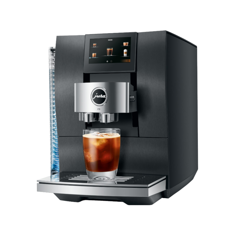 JURA Z10 Signature Line Kaffeevollautomat in Aluminium Dark Inox mit Touchscreen