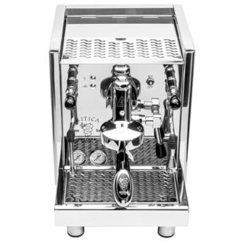 Bezzera Mitica S MN Siebträger Espressomaschine mit E61 Brühgruppe Edelstahl