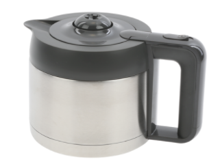 Siemens Ersatz-Thermokanne 703982 Edelstahl Steingrau mit Soft-Touch-Griff