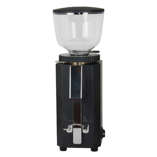 Profitec Pro M54 Espressomühle in matt schwarz mit Edelstahl-Gehäuse und Bohnenbehälter