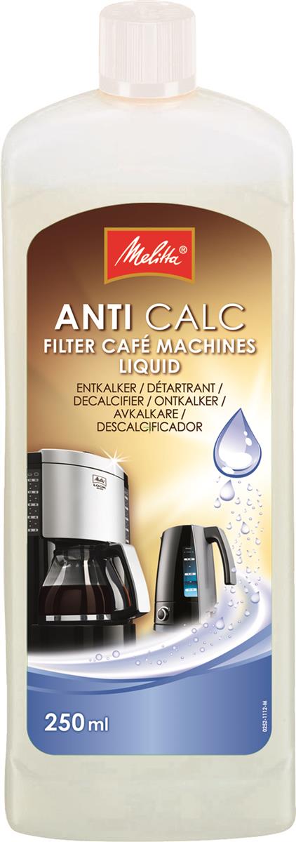 Melitta ANTI CALC flüssiger Entkalker 250ml Flasche für Kaffeevollautomaten
