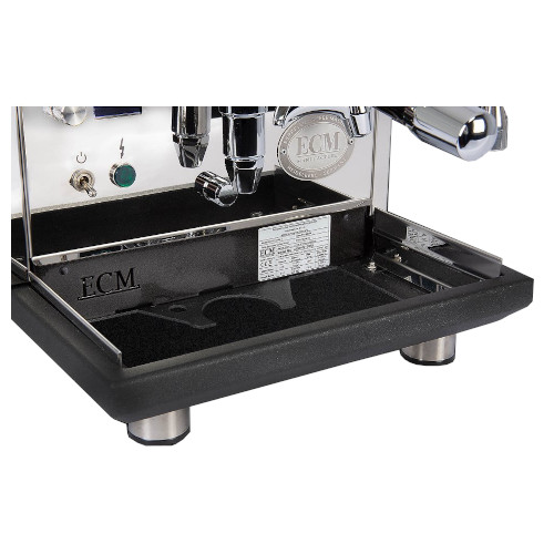 ECM Synchronika II OLED chrom Dualboiler Espressomaschine mit E61 Brühgruppe