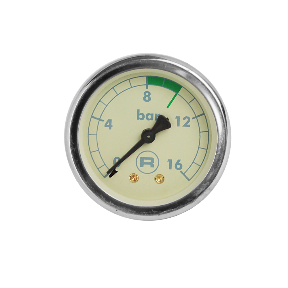 Rocket Espresso Pumpe Gauge Plus V2 Pumpenmanometer 16 bar mit 1/8 Zoll Anschluss