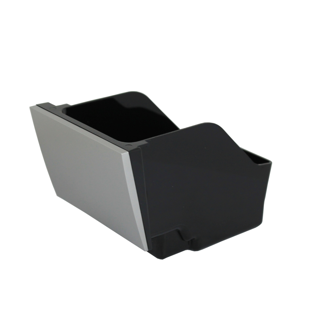 DeLonghi Tresterbehälter schwarz mit silberner Blende für ECAM Kaffeevollautomaten