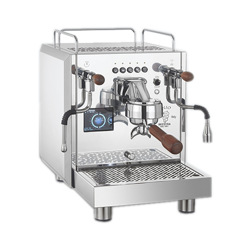 Bezzera Duo TOP DE Dualboiler Espressomaschine mit Touch-Display und Edelstahlgehäuse