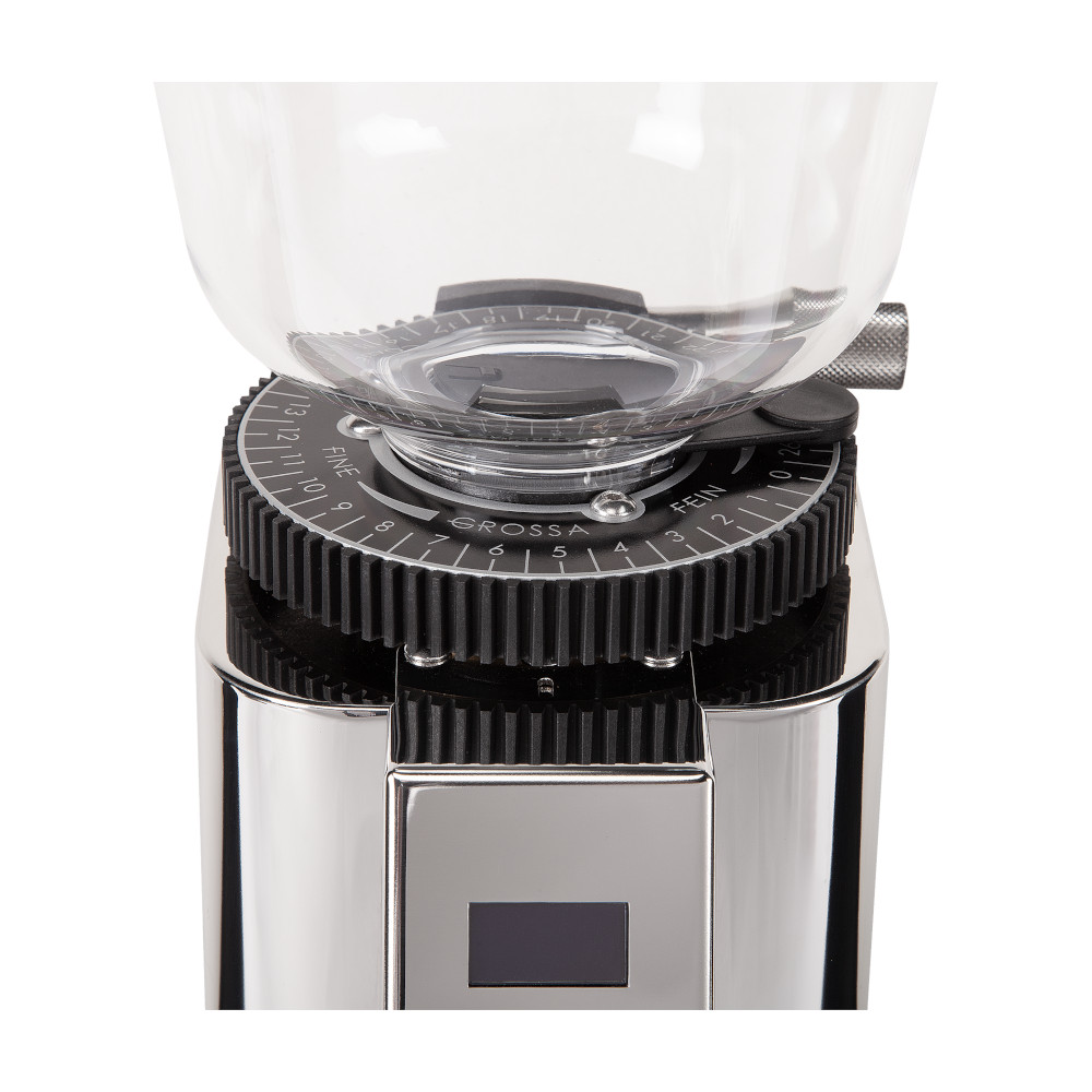 ECM C-Automatik 54 Kaffeemühle aus Edelstahl mit anthrazitfarbener Front