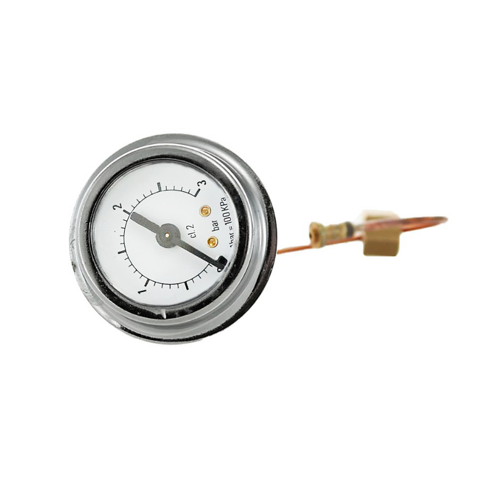 ECM Kesseldruckmanometer mit Kapillarrohr für Mechanika und Technika Espressomaschinen