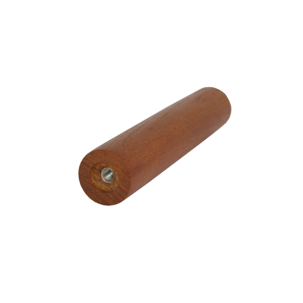 Marese Ersatzgriff aus braunem Buchenholz, 130mm Weite für Sudschublade mini