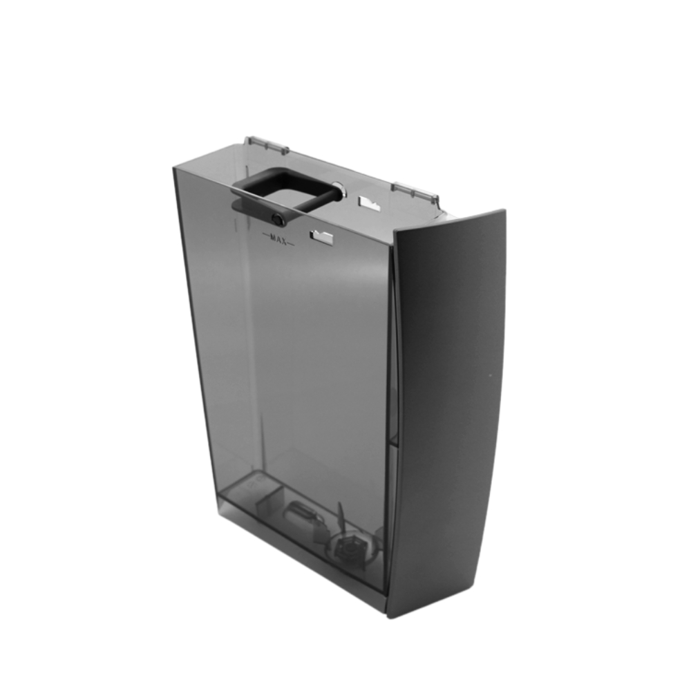 Jura Wassertank dark inox komplett schwarz mit Griff für E6 E8 Kaffeevollautomaten