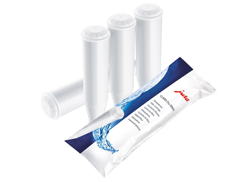 JURA CLARIS Pro White Filterpatrone 4er Pack für Kaffeevollautomaten