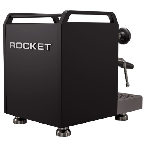 Rocket Espresso Mozzafiato R Fast Siebträgermaschine in schwarz mit OLED Display
