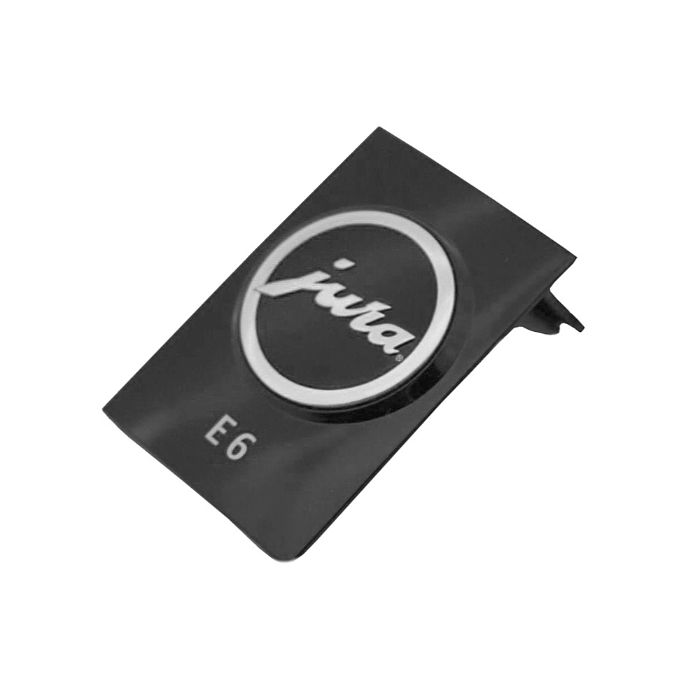 JURA Blende E6 in Platin mit Emblem für E6 Kaffeevollautomaten
