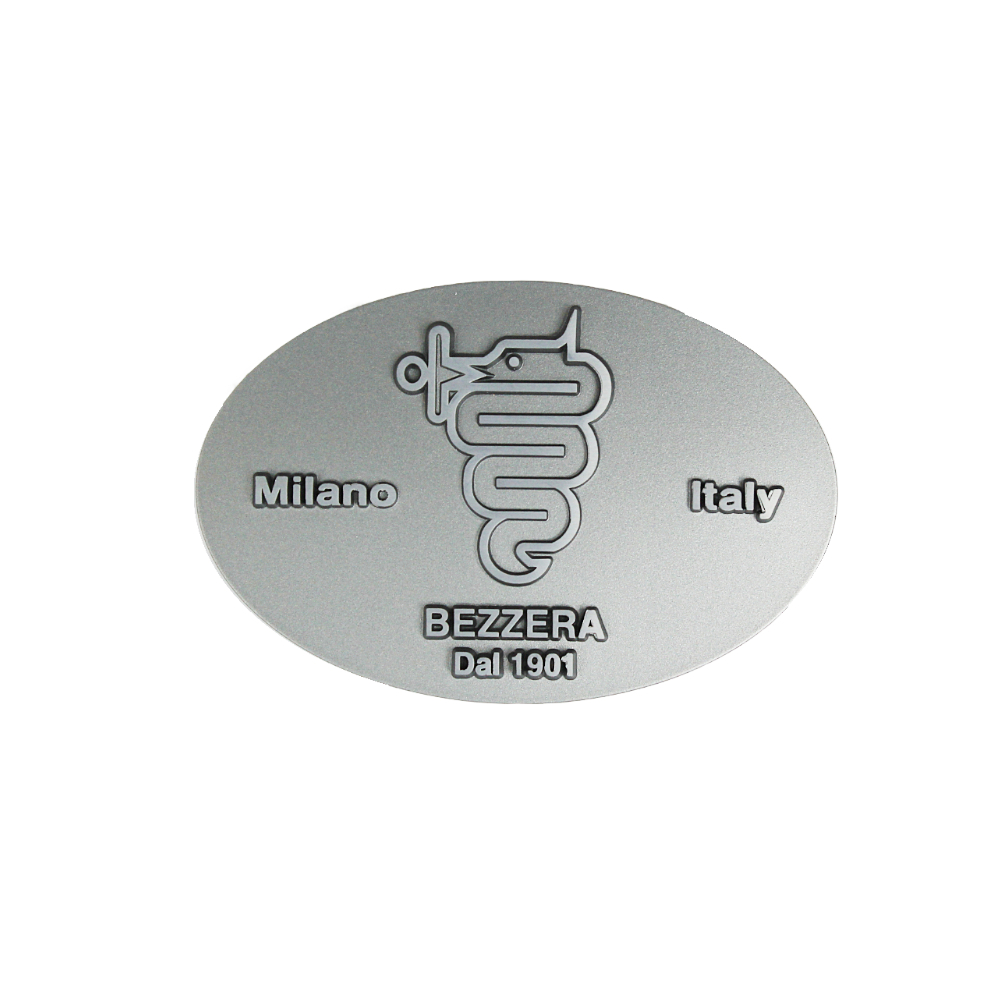 Bezzera Label BZ UNICA Matrix Typenschild für Espressomaschinen 12x8 cm