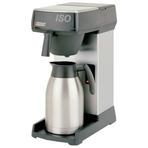 Bonamat Iso Kaffeemaschine schwarz mit Thermoskanne für mobilen Filterkaffee
